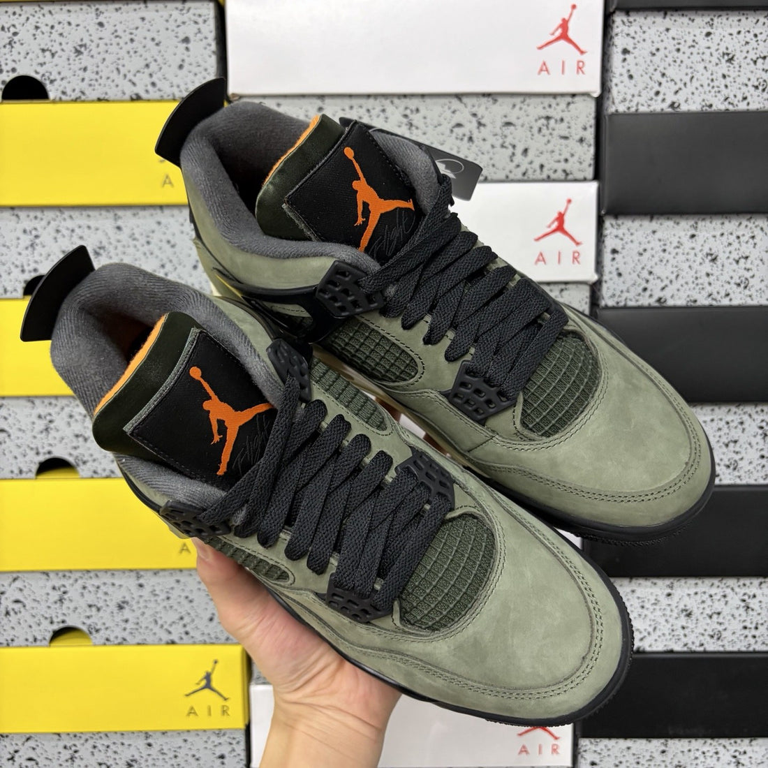 Air Jordan 4 Undefeated Olive