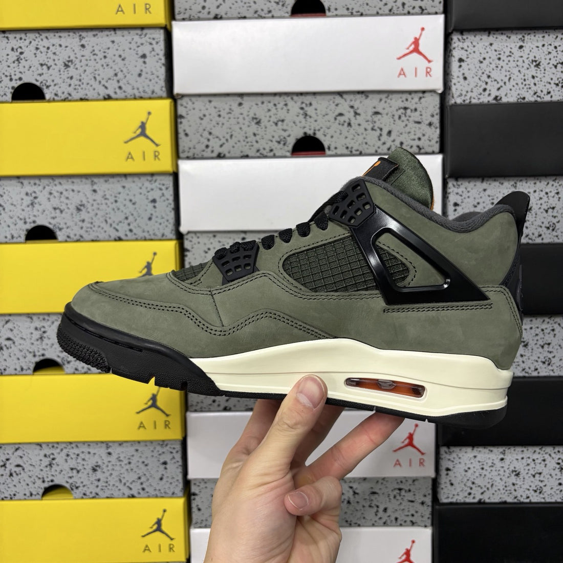 Air Jordan 4 Undefeated Olive