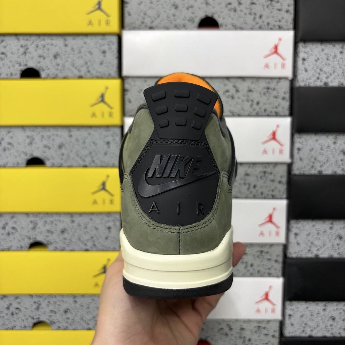 Air Jordan 4 Undefeated Olive