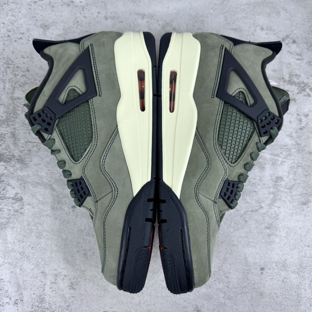 Air Jordan 4 Undefeated Olive Classic