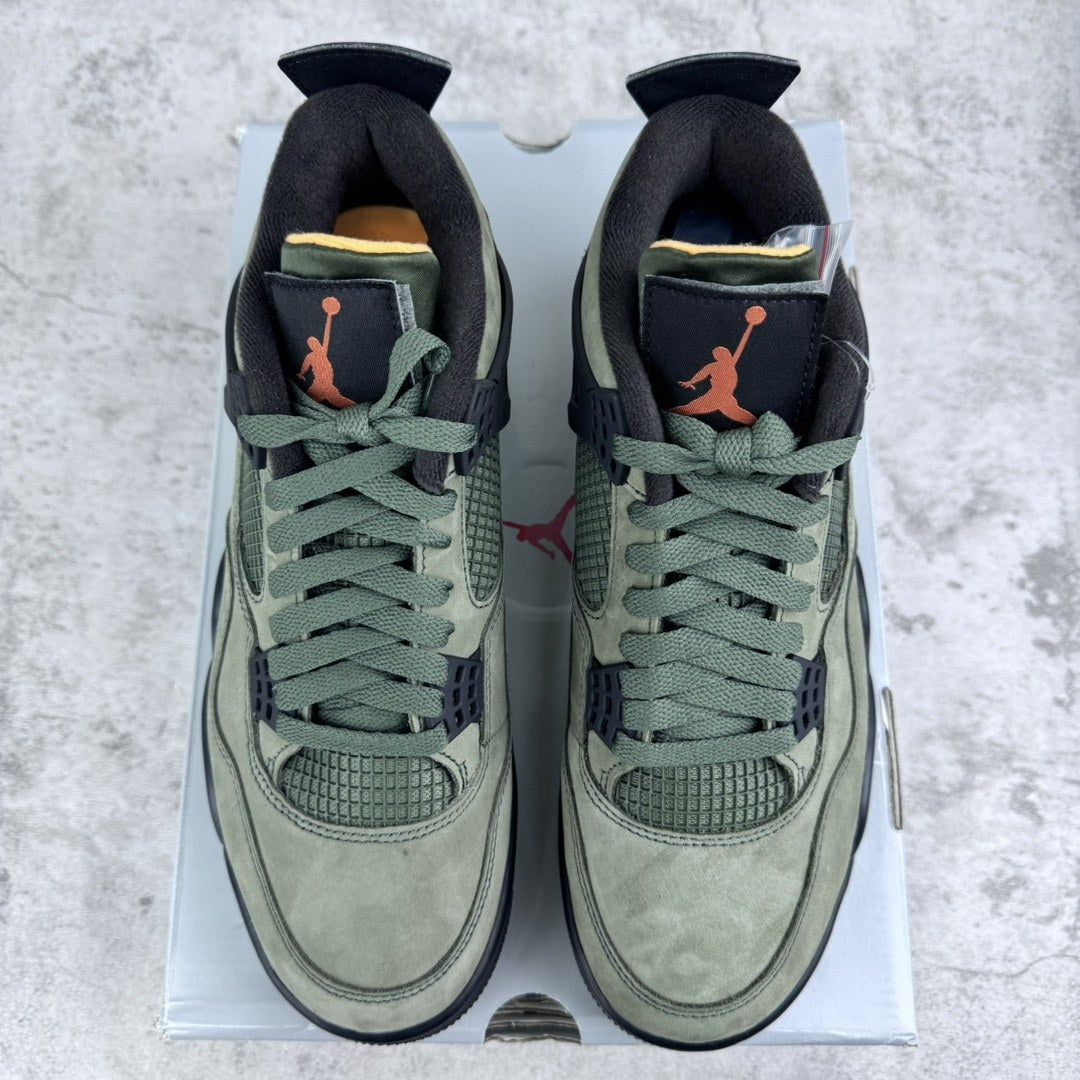 Air Jordan 4 Undefeated Olive Classic