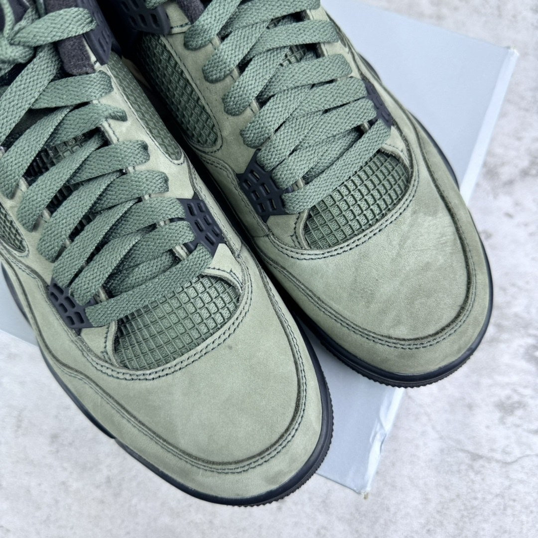 Air Jordan 4 Undefeated Olive Classic