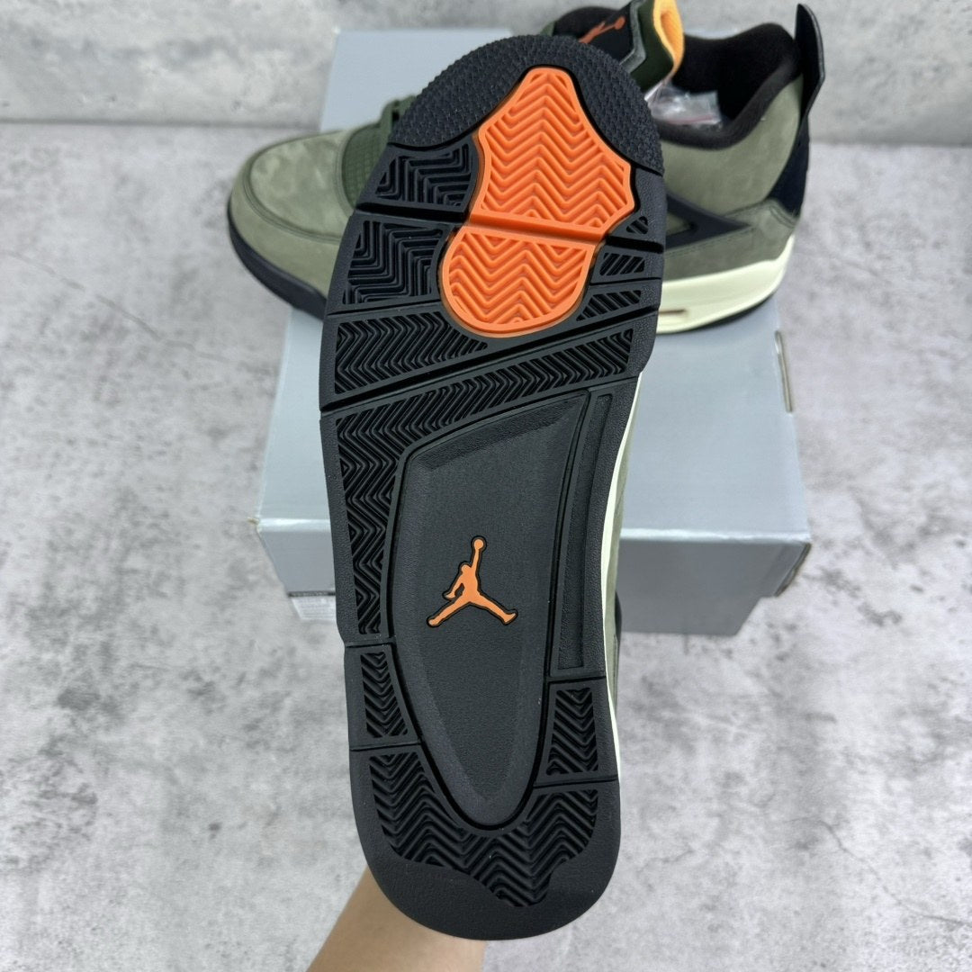 Air Jordan 4 Undefeated Olive Classic