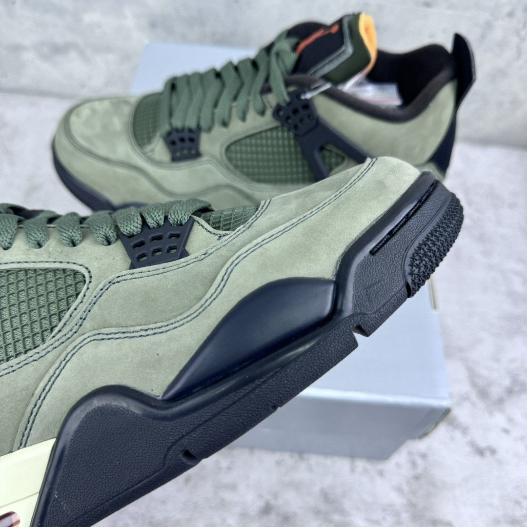 Air Jordan 4 Undefeated Olive Classic