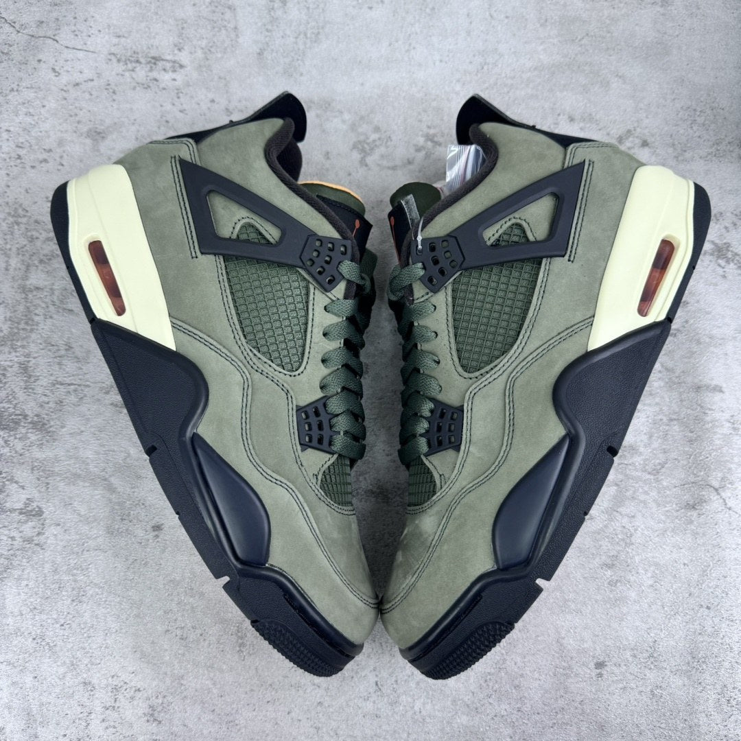 Air Jordan 4 Undefeated Olive Classic