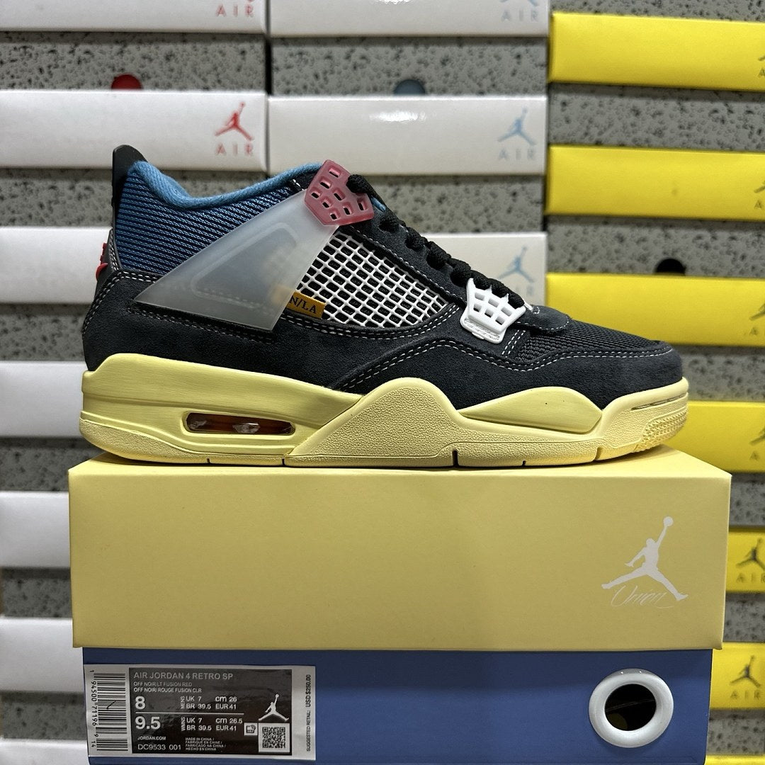 Air Jordan 4 Union Off Noir