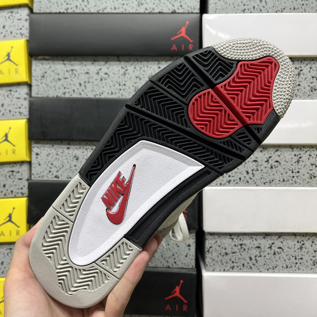 Air Jordan 4 White Cement