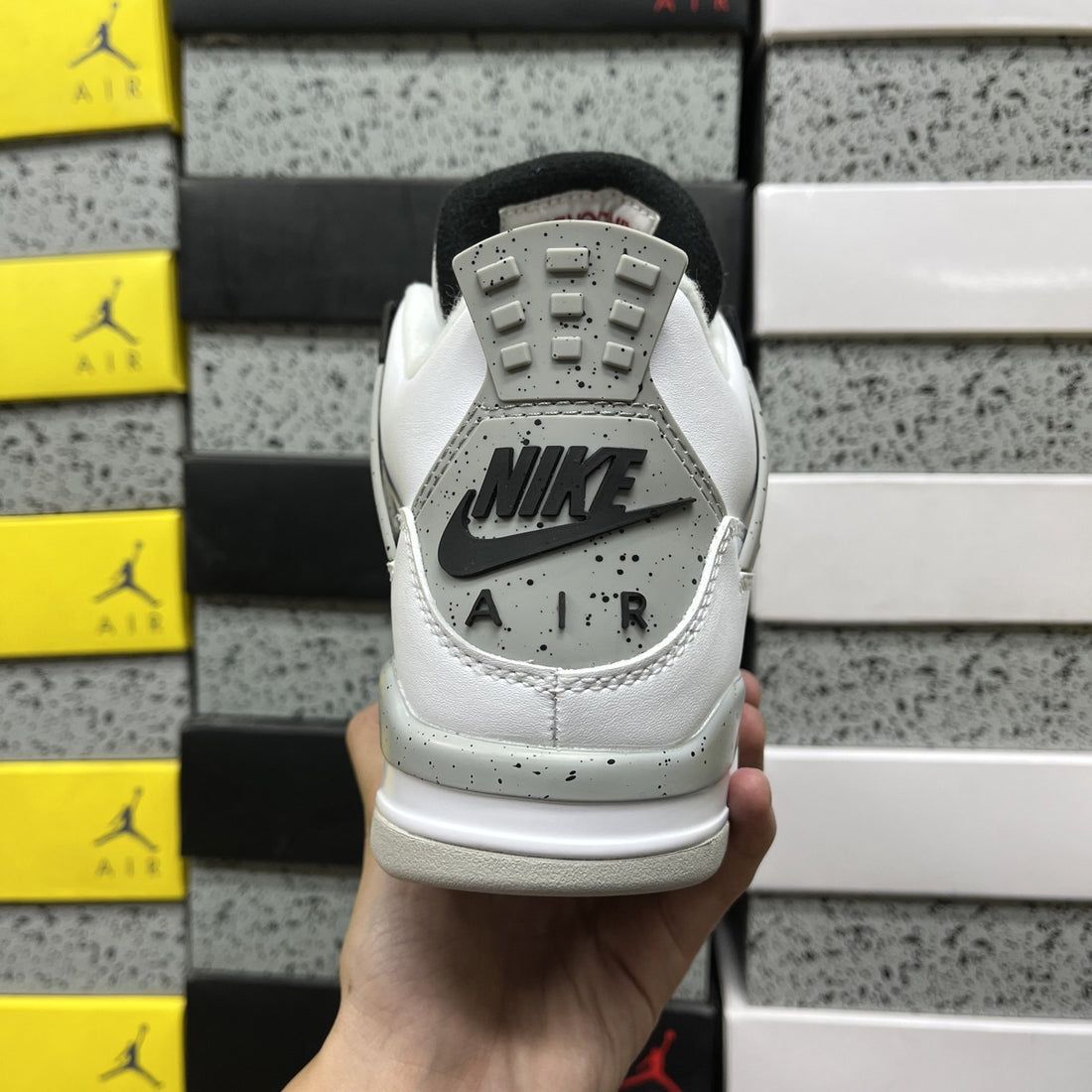 Air Jordan 4 White Cement