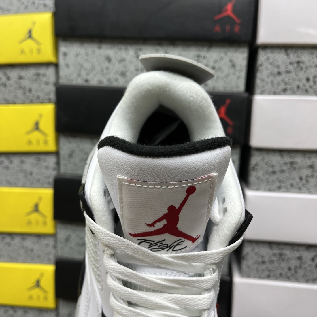 Air Jordan 4 White Cement