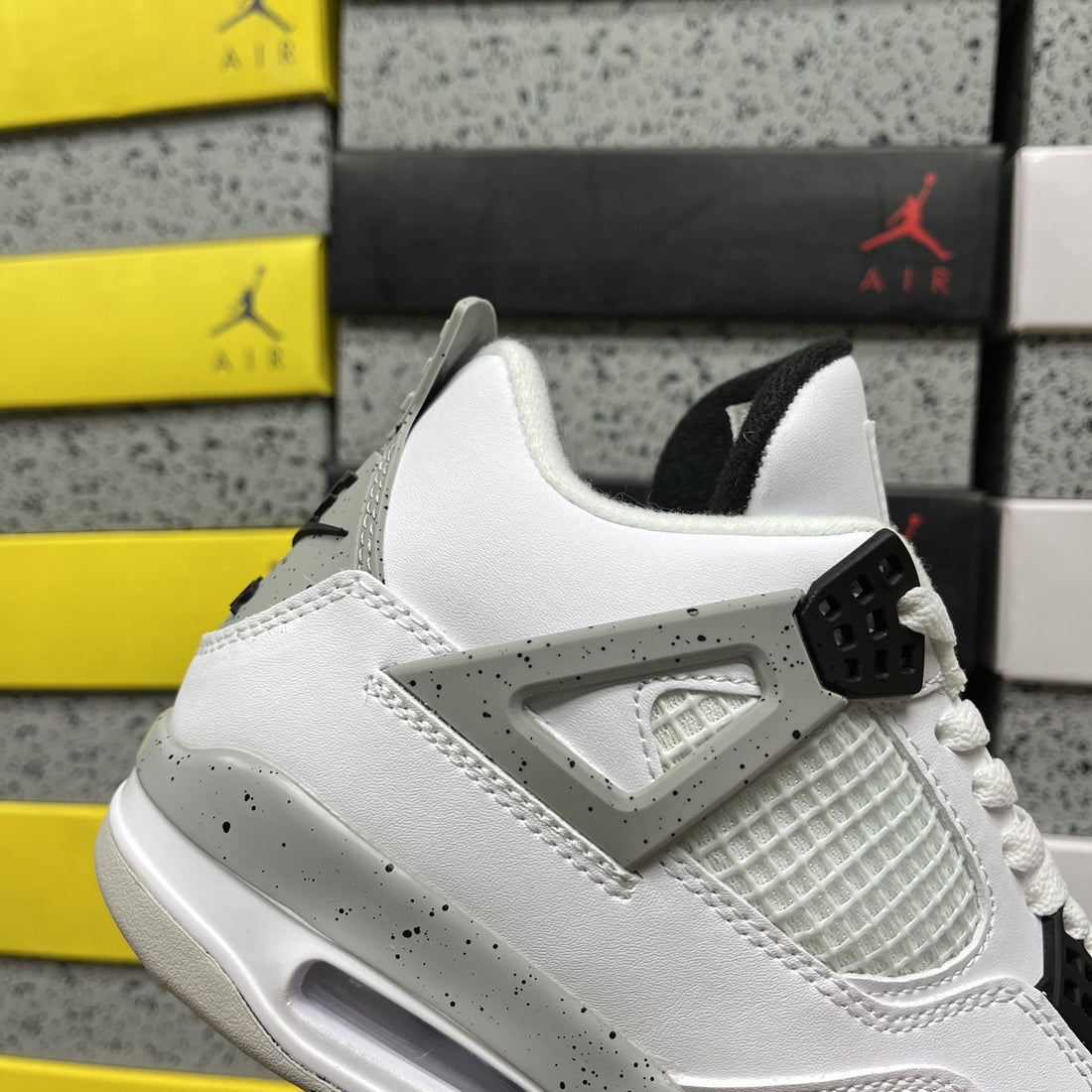 Air Jordan 4 White Cement