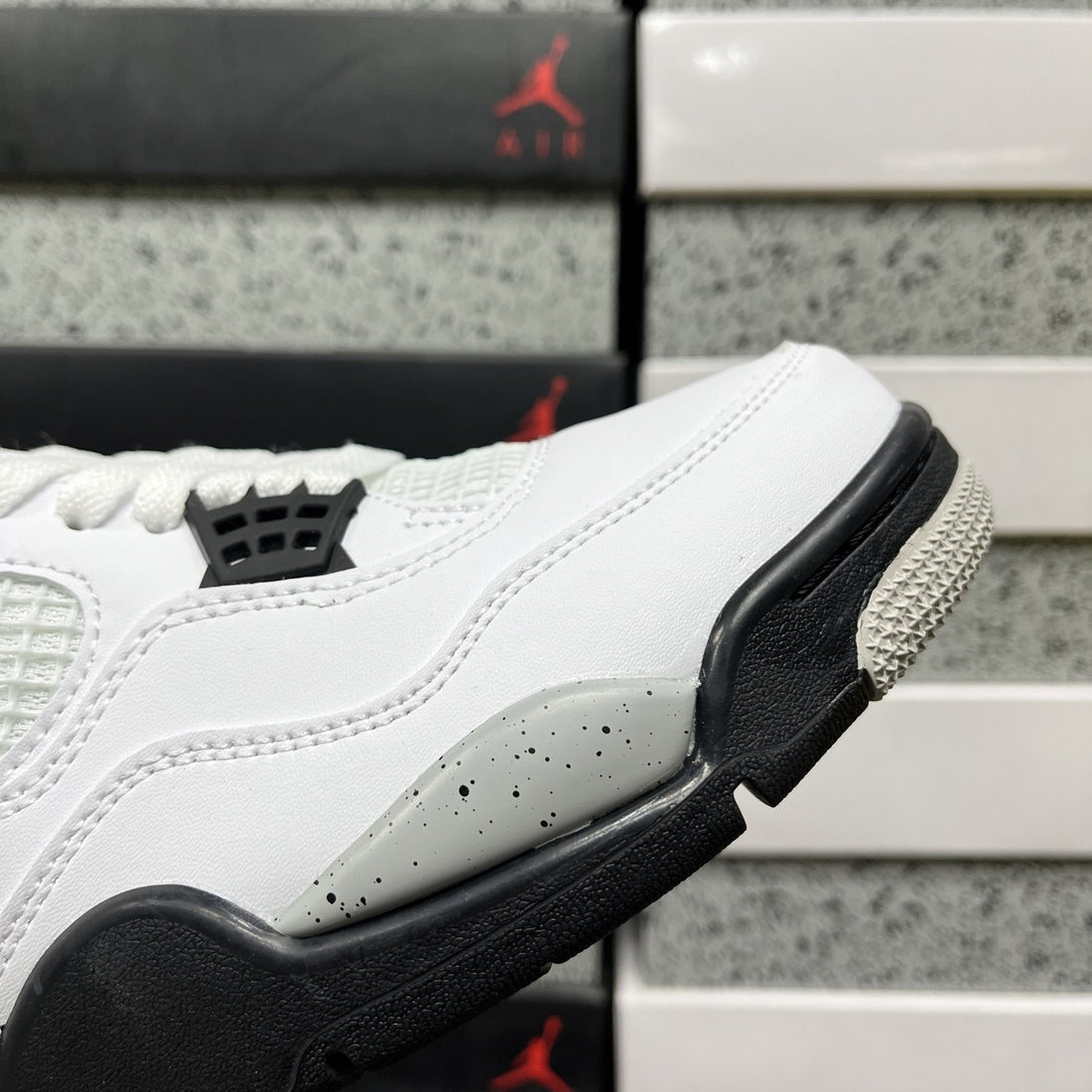 Air Jordan 4 White Cement