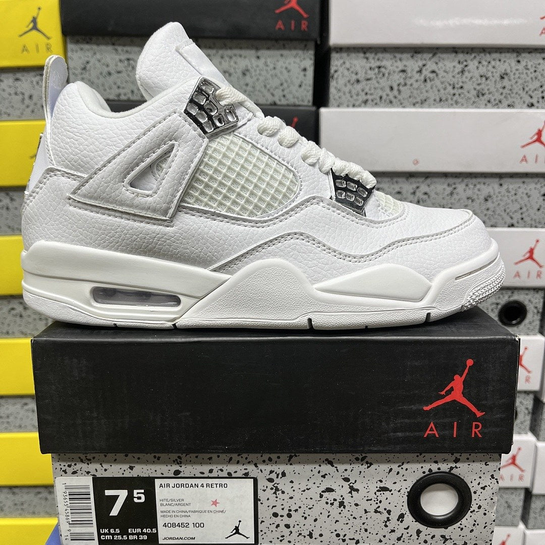 Air Jordan 4 White Chrome