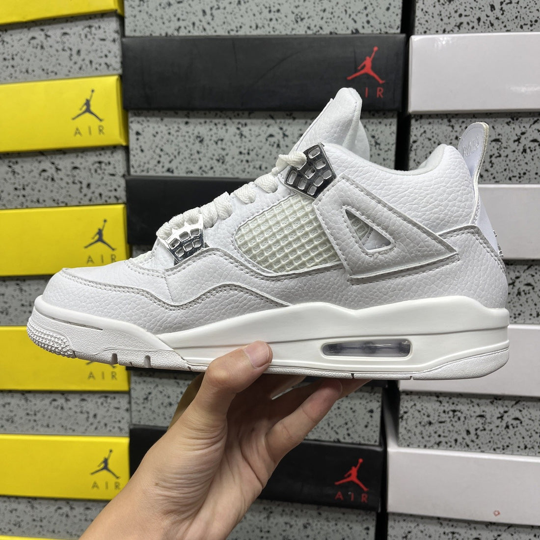 Air Jordan 4 White Chrome