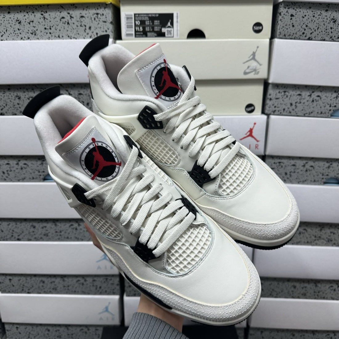 Air Jordan 4 White Navy Oreo