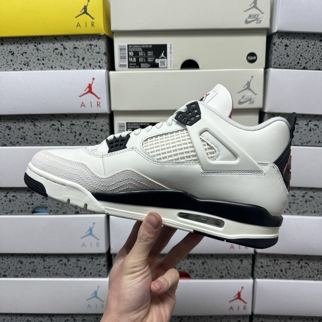 Air Jordan 4 White Navy Oreo