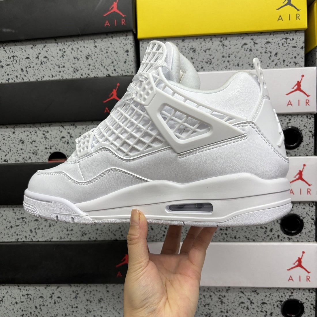 Air Jordan 4 White Net