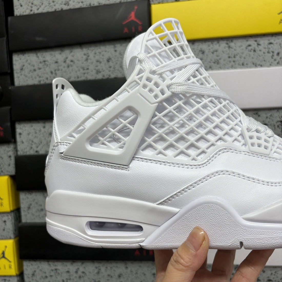 Air Jordan 4 White Net