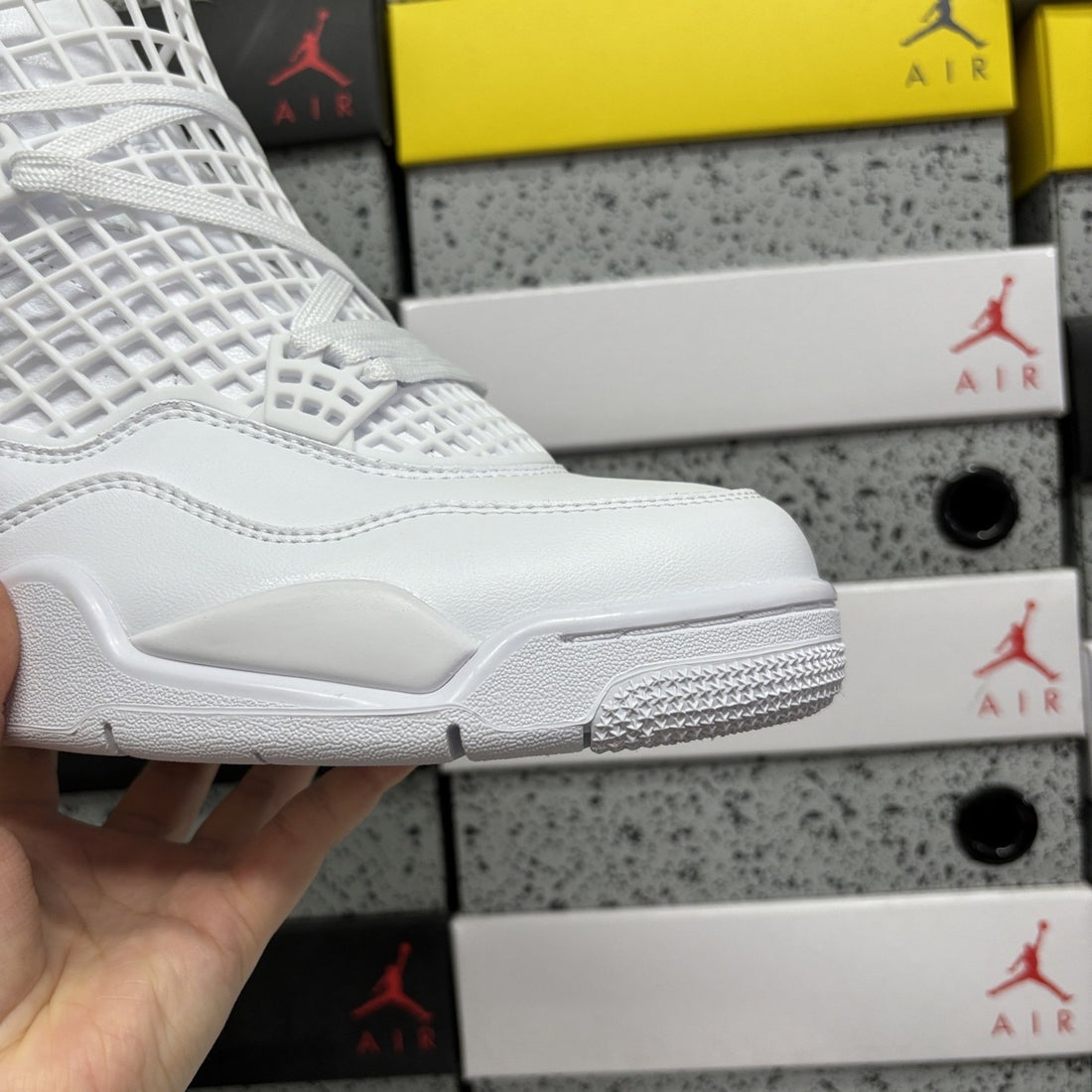 Air Jordan 4 White Net