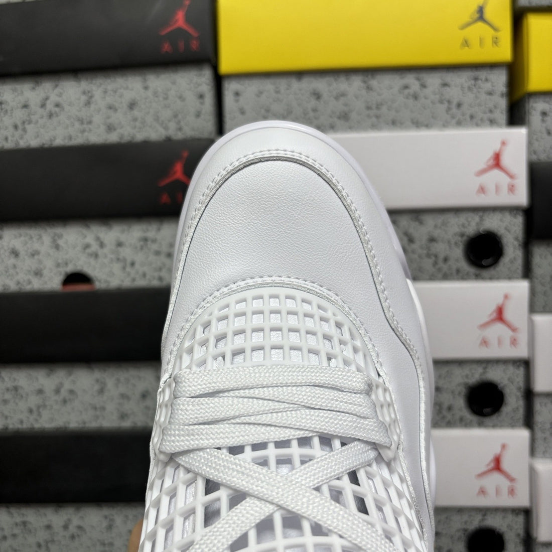 Air Jordan 4 White Net