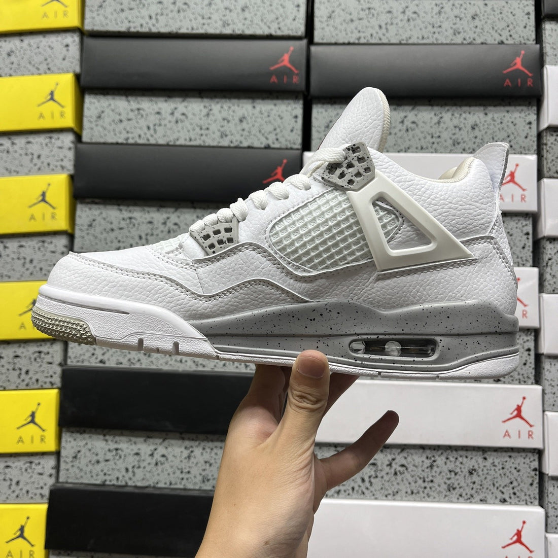 Air Jordan 4 White Oreo