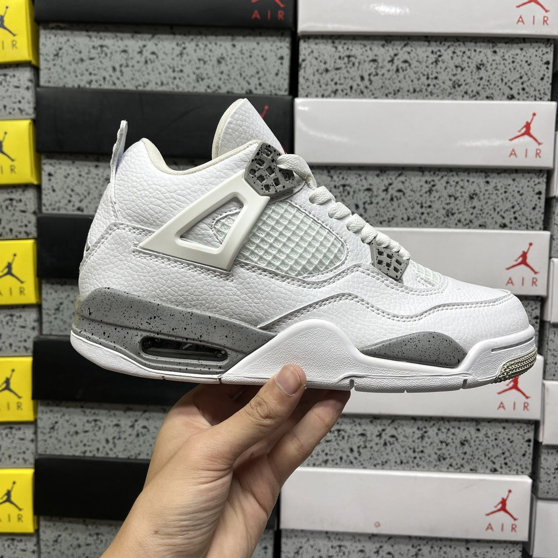Air Jordan 4 White Oreo