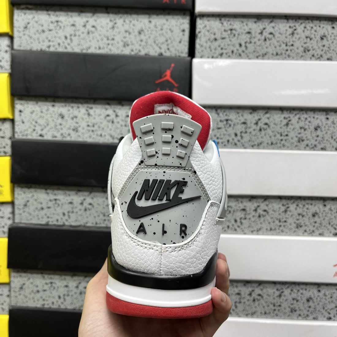 Air Jordan 4 White Sport Blue