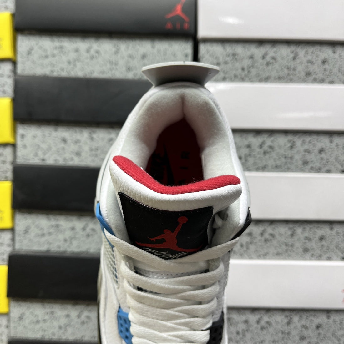Air Jordan 4 White Sport Blue