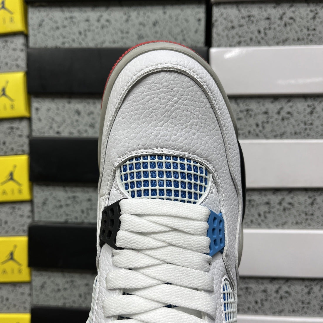 Air Jordan 4 White Sport Blue