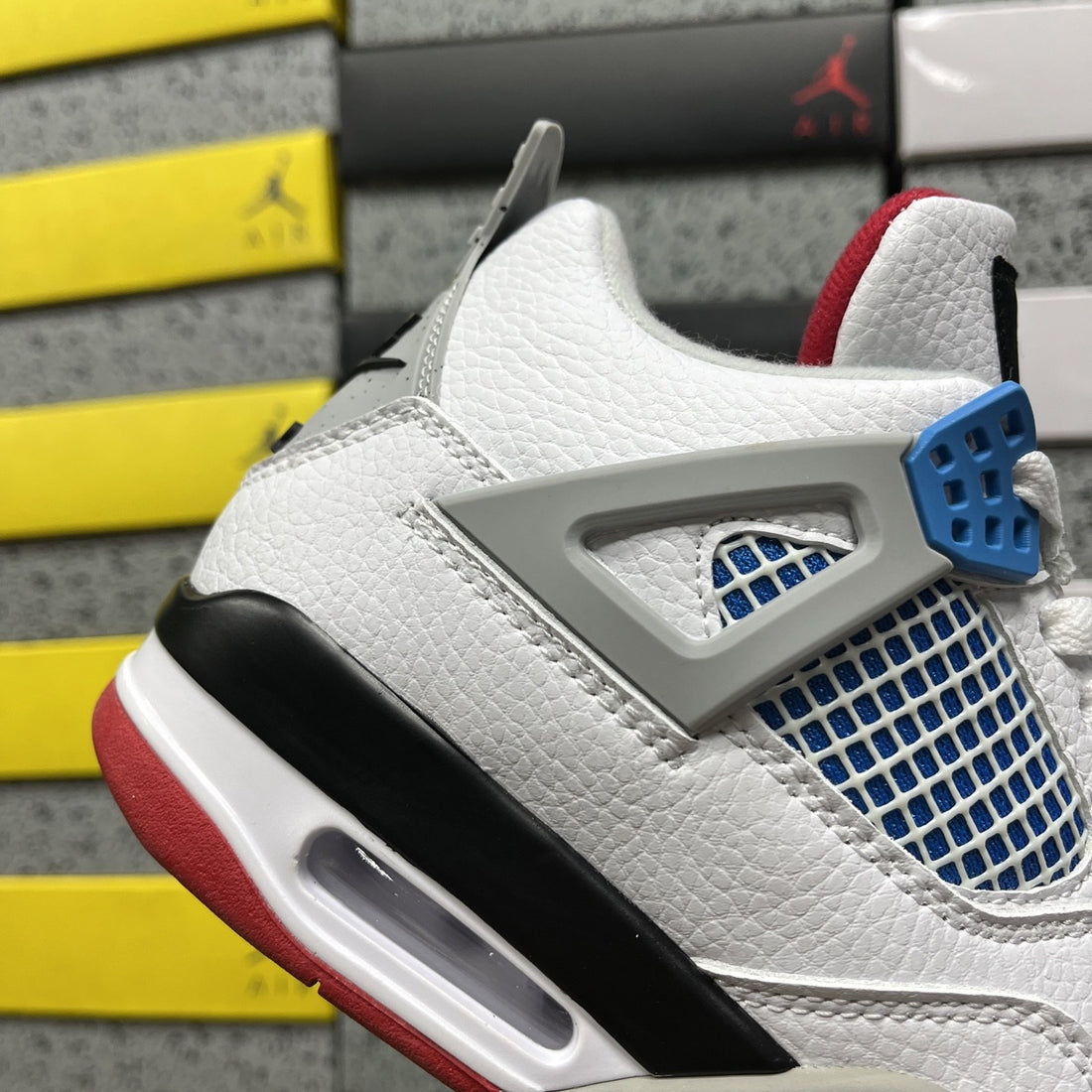 Air Jordan 4 White Sport Blue