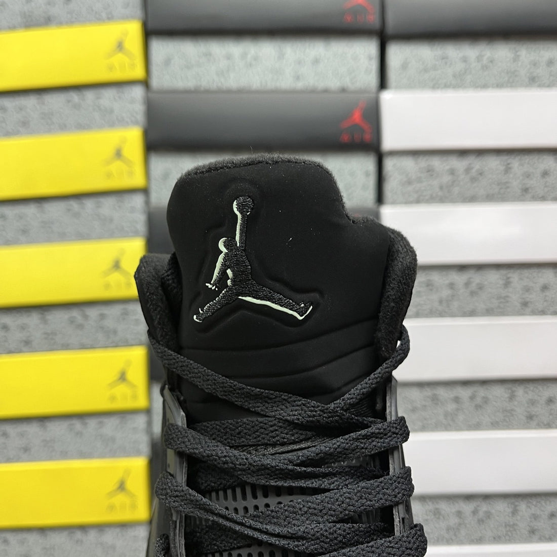 Air Jordan 5 Black Metallic Fire Red