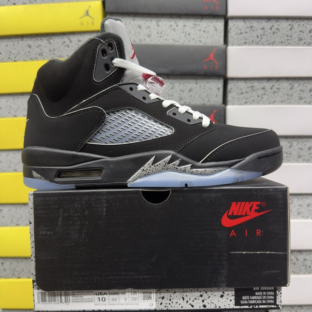 Air Jordan 5 Black Metallic Reimagined