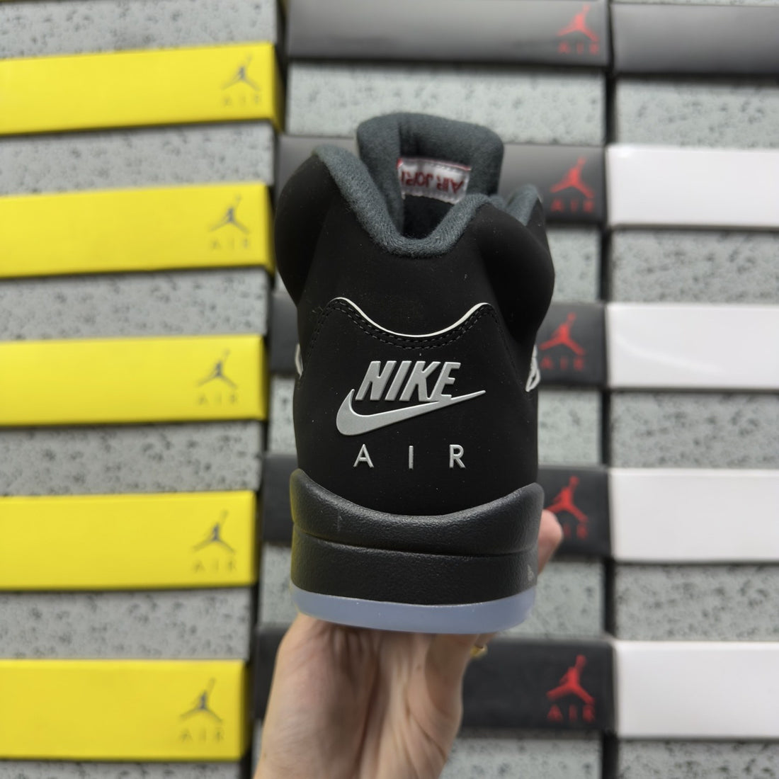 Air Jordan 5 Black Metallic Reimagined