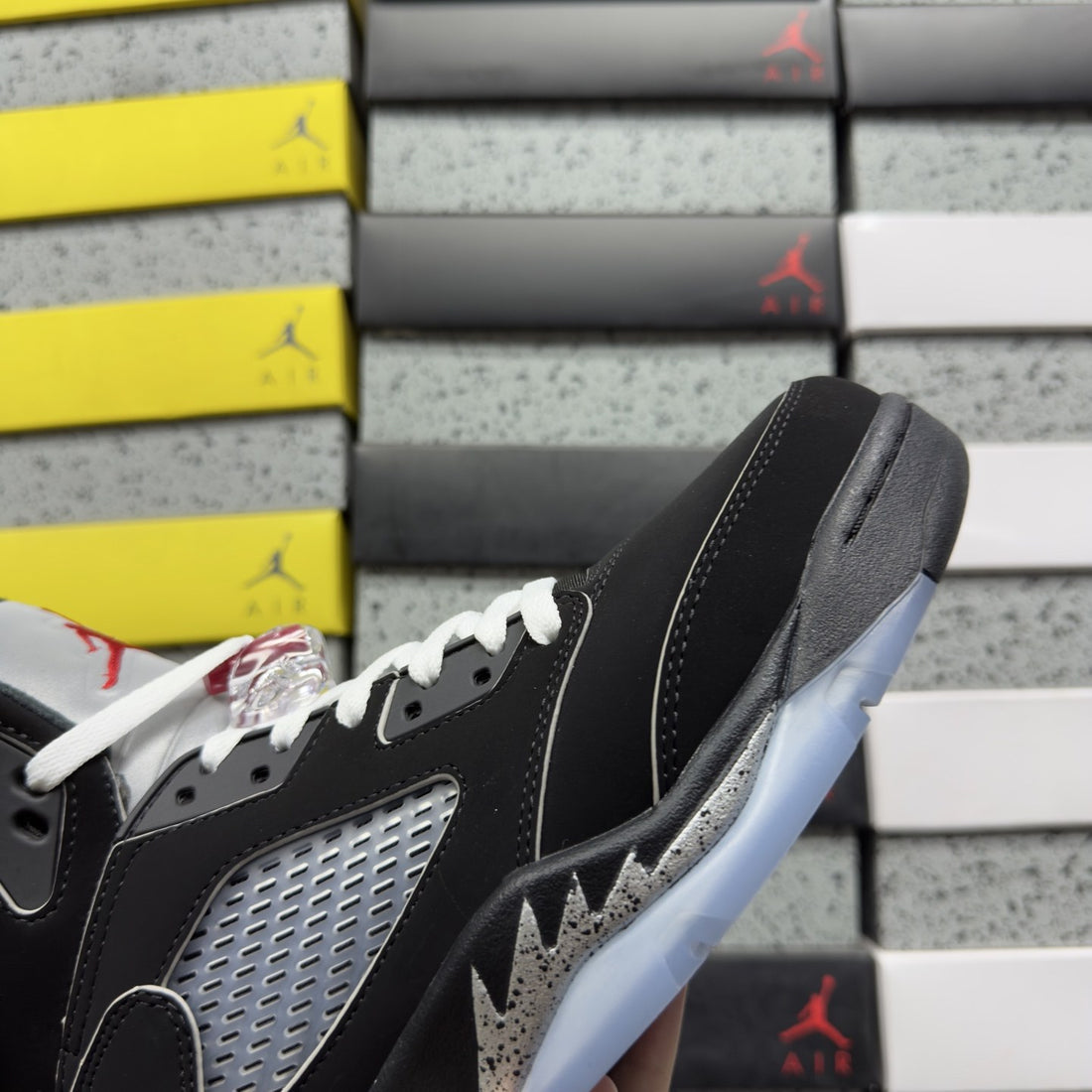 Air Jordan 5 Black Metallic Reimagined