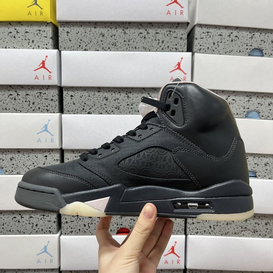 Air Jordan 5 Black Pink