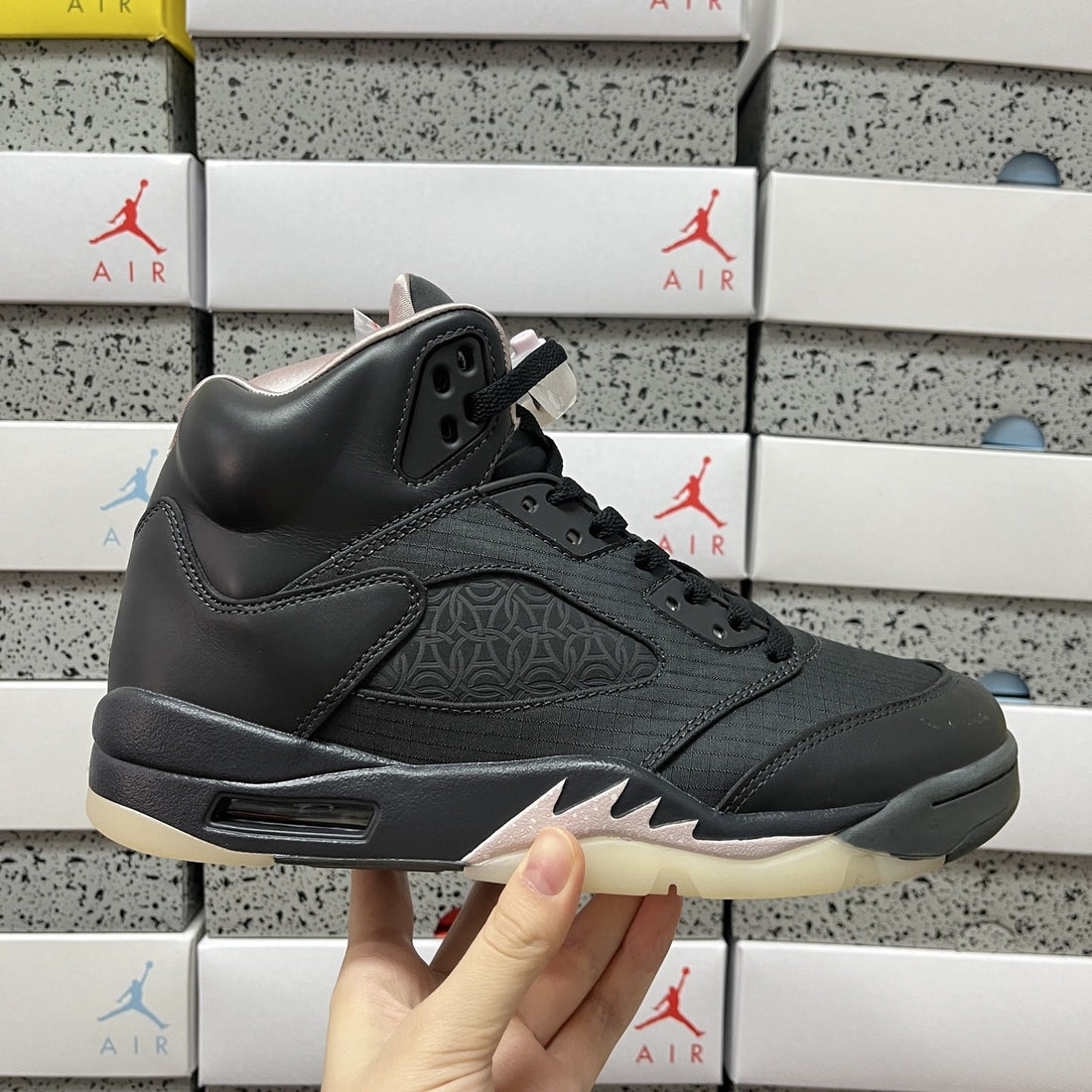 Air Jordan 5 Black Pink