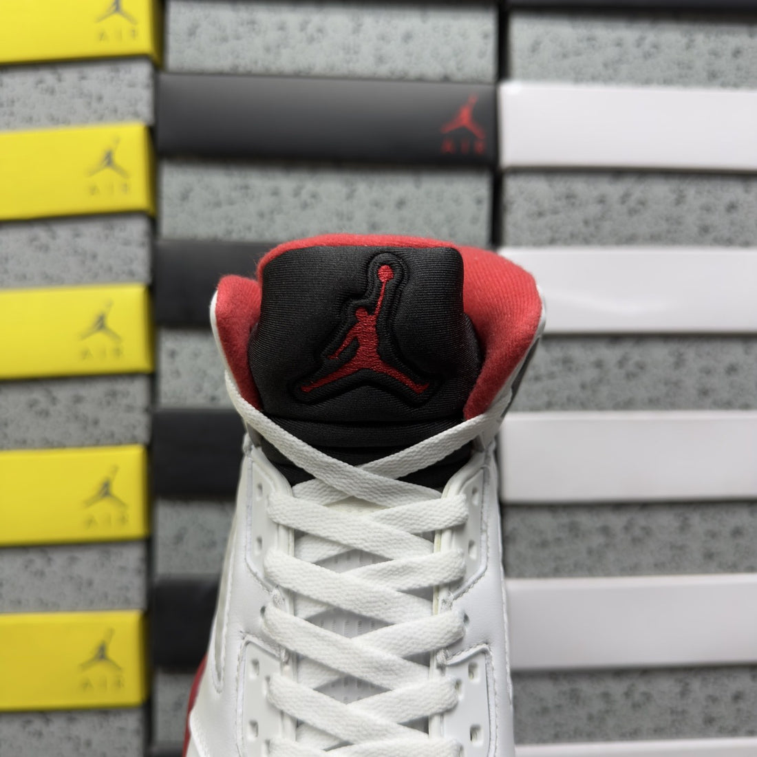 Air Jordan 5 Fire Red White