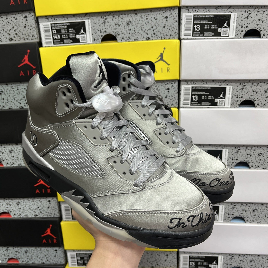 Air Jordan 5 Grey Number 10
