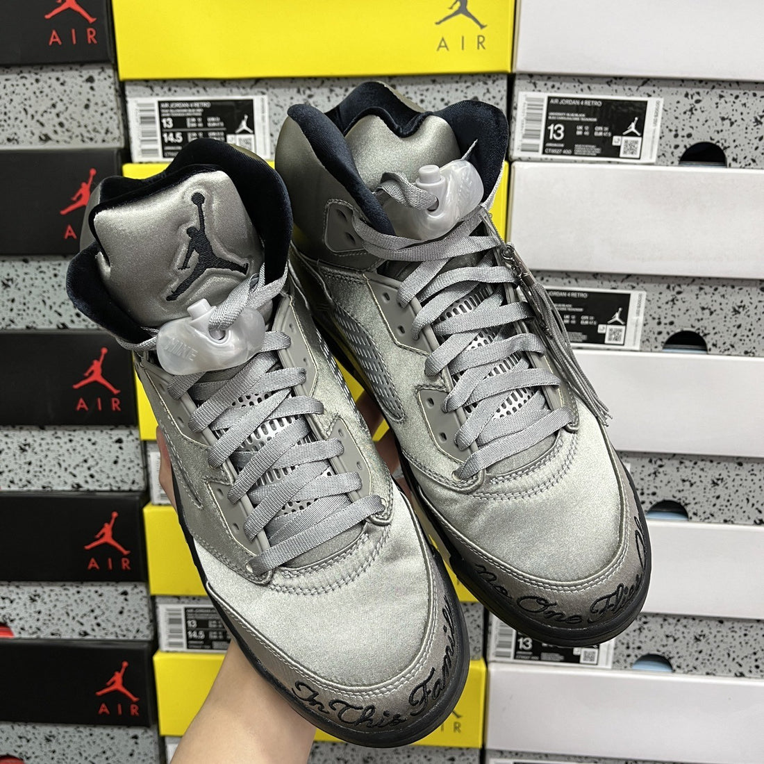 Air Jordan 5 Grey Number 10