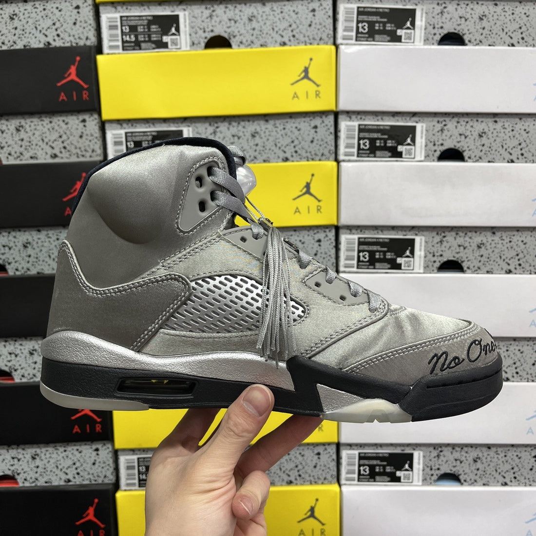 Air Jordan 5 Grey Number 10