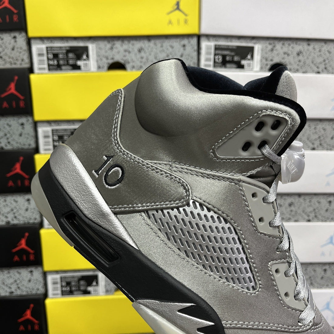Air Jordan 5 Grey Number 10