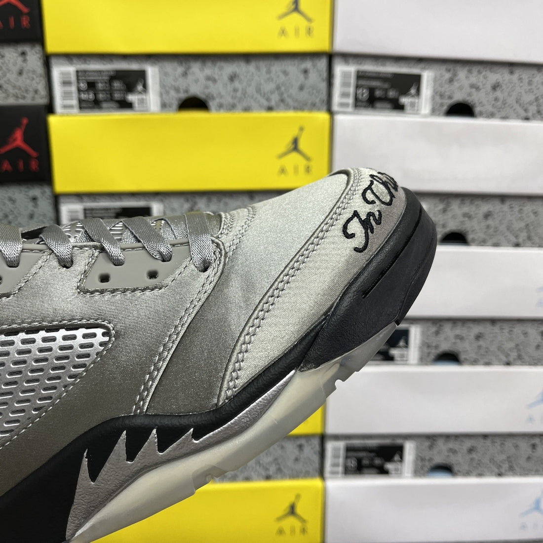 Air Jordan 5 Grey Number 10