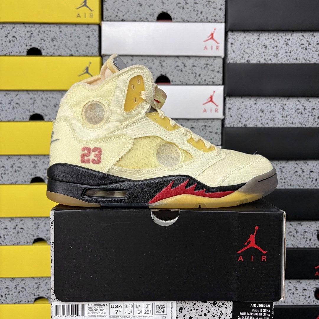 Air Jordan 5 Off-White Sail