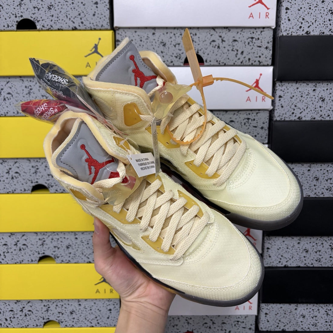 Air Jordan 5 Off-White Sail
