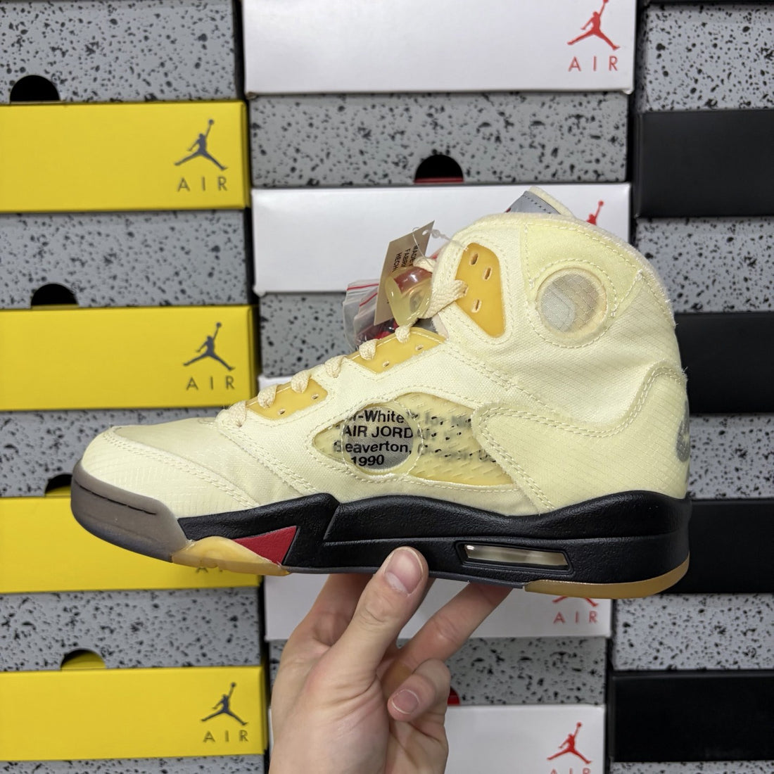Air Jordan 5 Off-White Sail