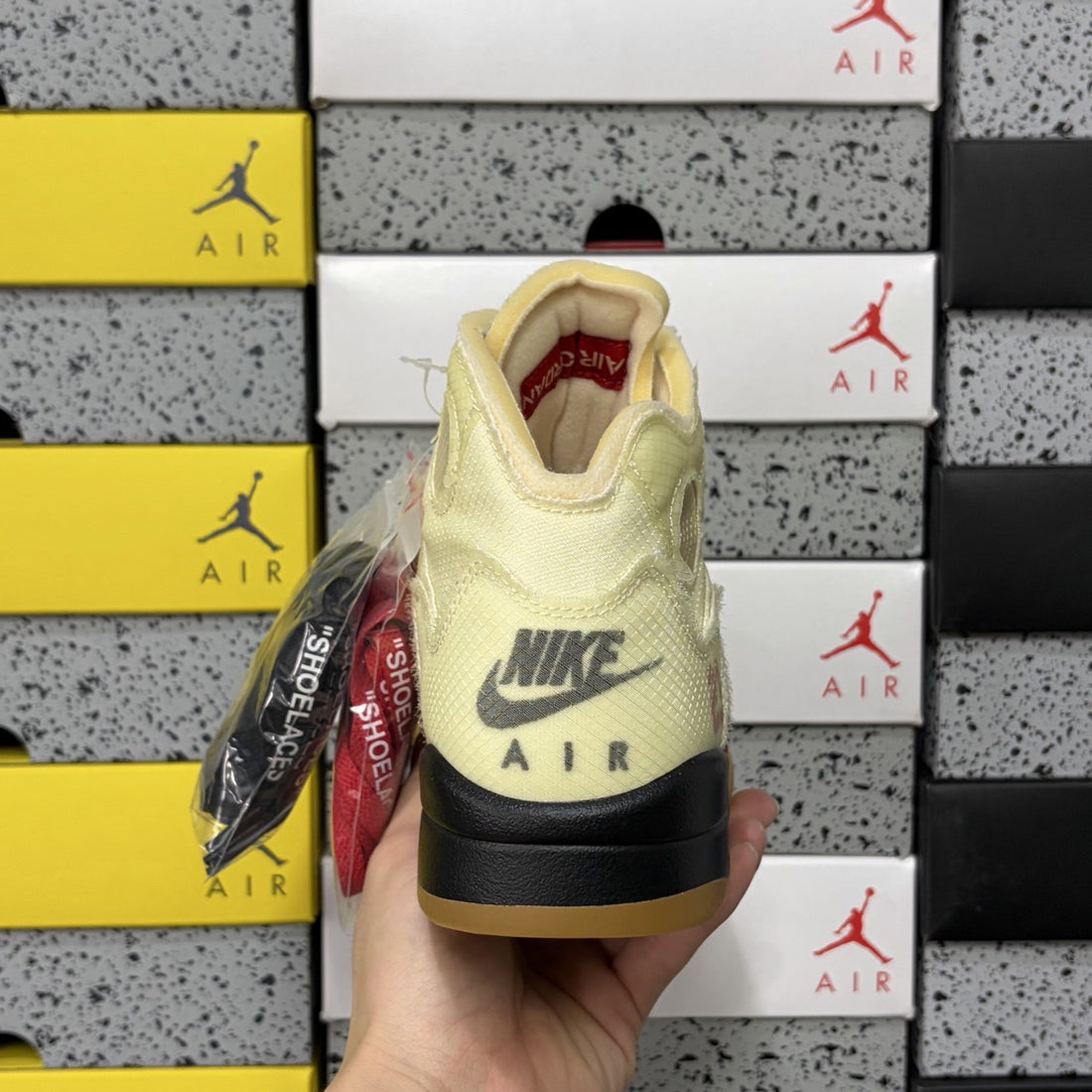 Air Jordan 5 Off-White Sail