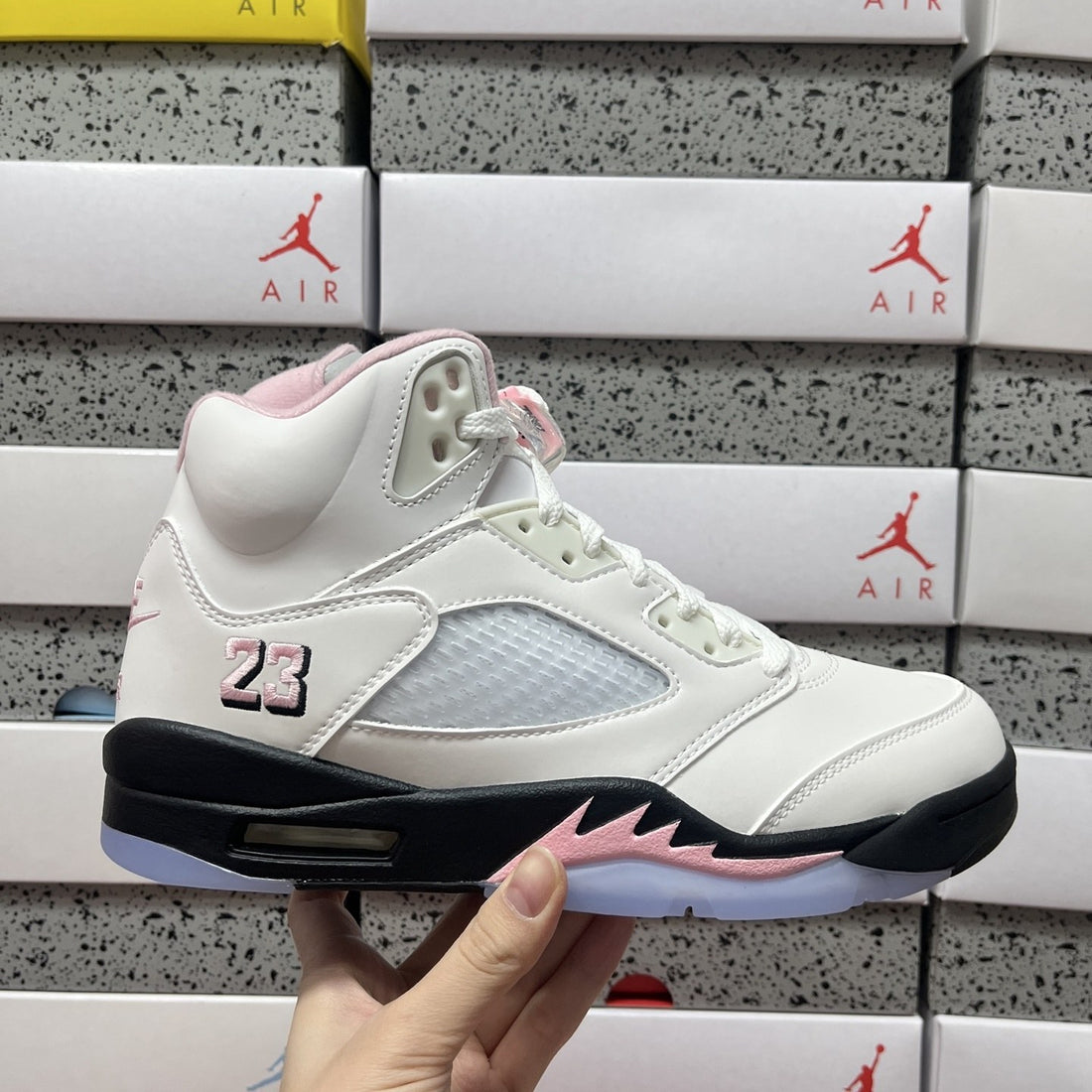 Air Jordan 5 Pink Metallic 23