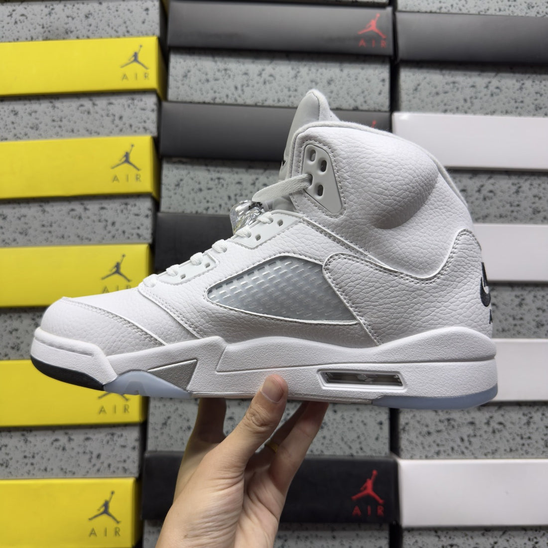 Air Jordan 5 Sail Metallic