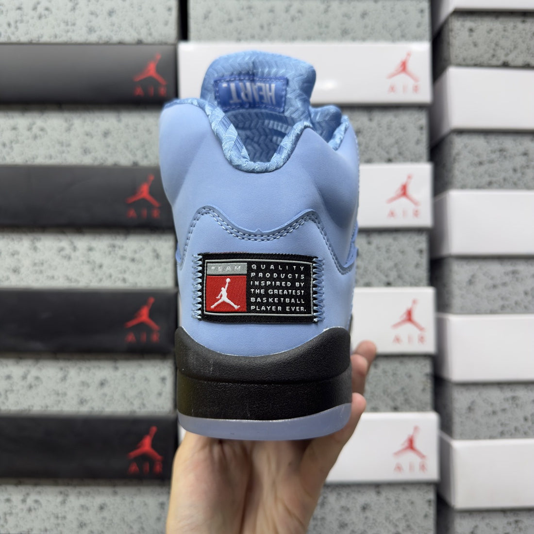 Air Jordan 5 UNC University Blue