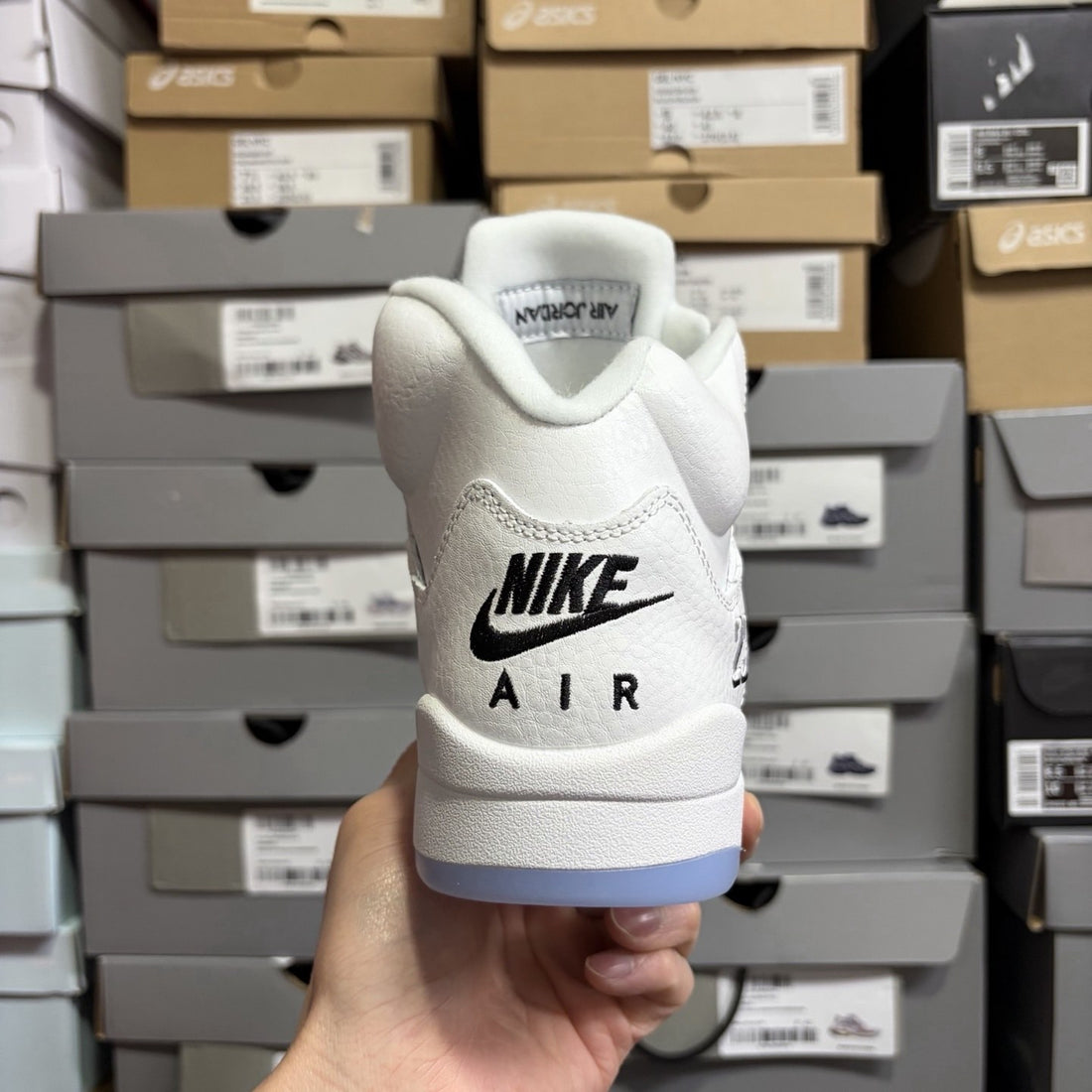 Air Jordan 5 White Metallic 23