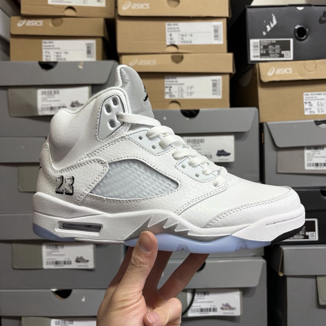 Air Jordan 5 White Metallic 23